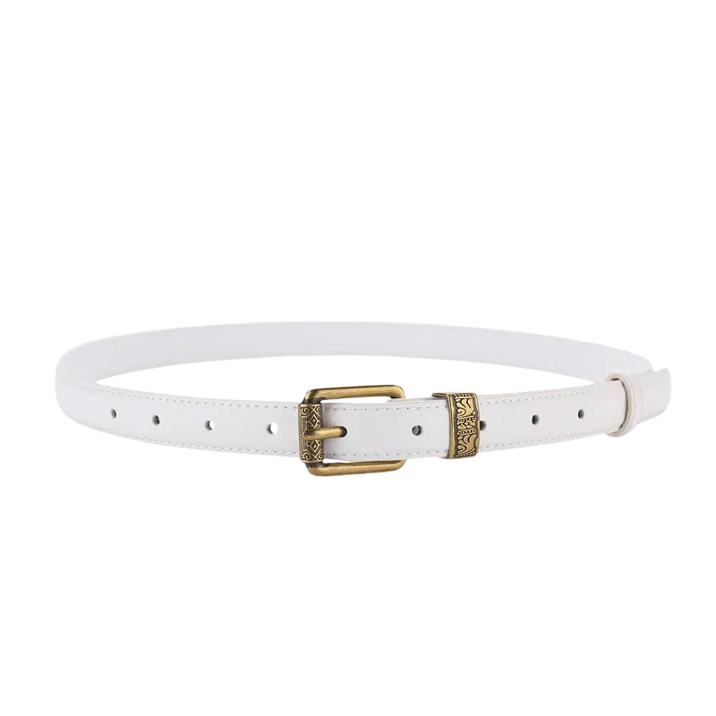 LAUREN Vintage Riem met Goudkleurige Gesp