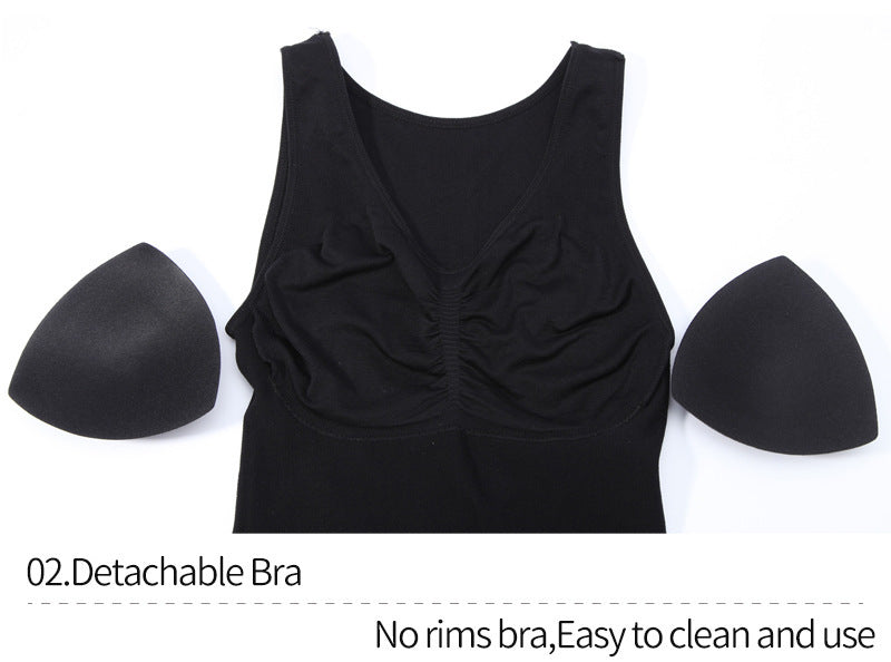 GRAZIA | Corrigerend Dames Topje met Ingebouwde BH – Slimming Shapewear Tanktop