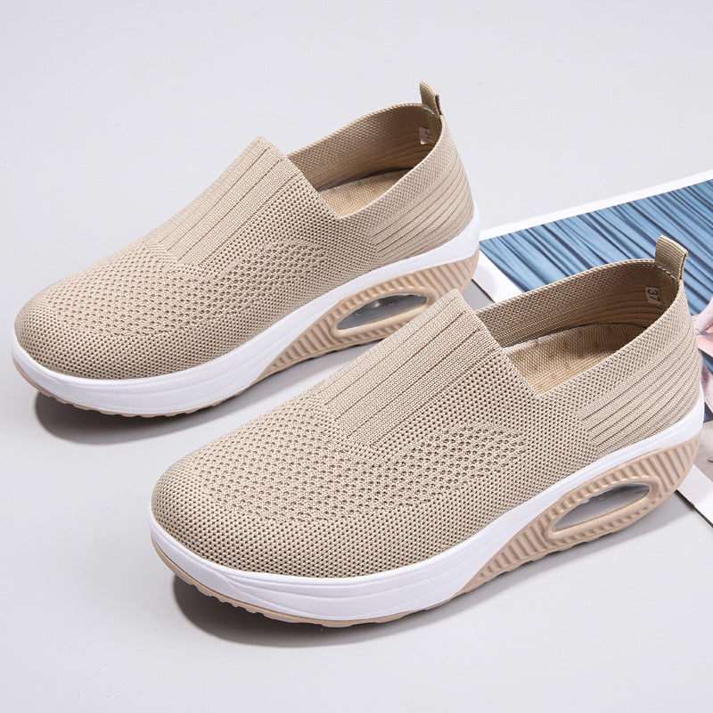 JOY | Dames Sneakers met Demping β Comfortabele Instappers met Verhoogde Zool
