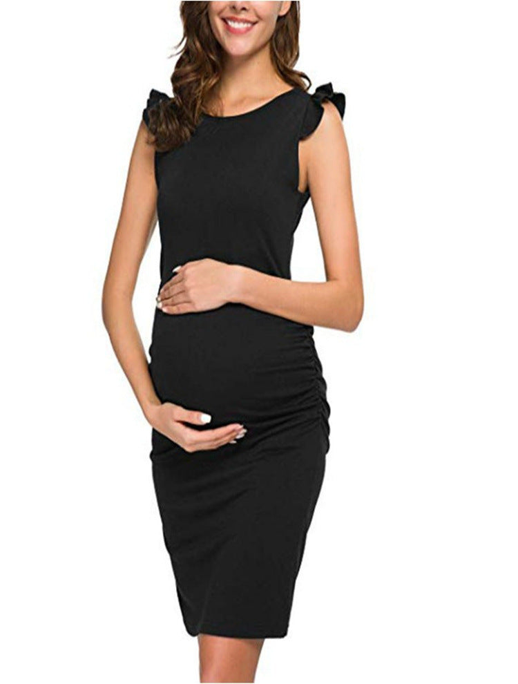 ANNELORE | Mouwloze Jurk met Ruches – Luchtige Stretchjurk voor Warme Dagen (S t/m XL)