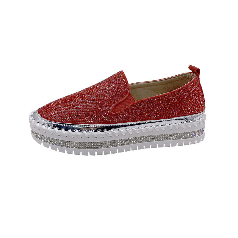 ELOISA | Slip-On Sneakers met Glitters – Dames Schoenen