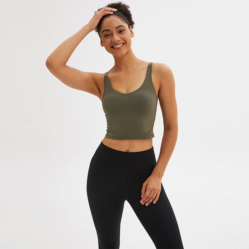 AISHA | Sport Crop Top – Naadloos, Ademend & Ondersteunend