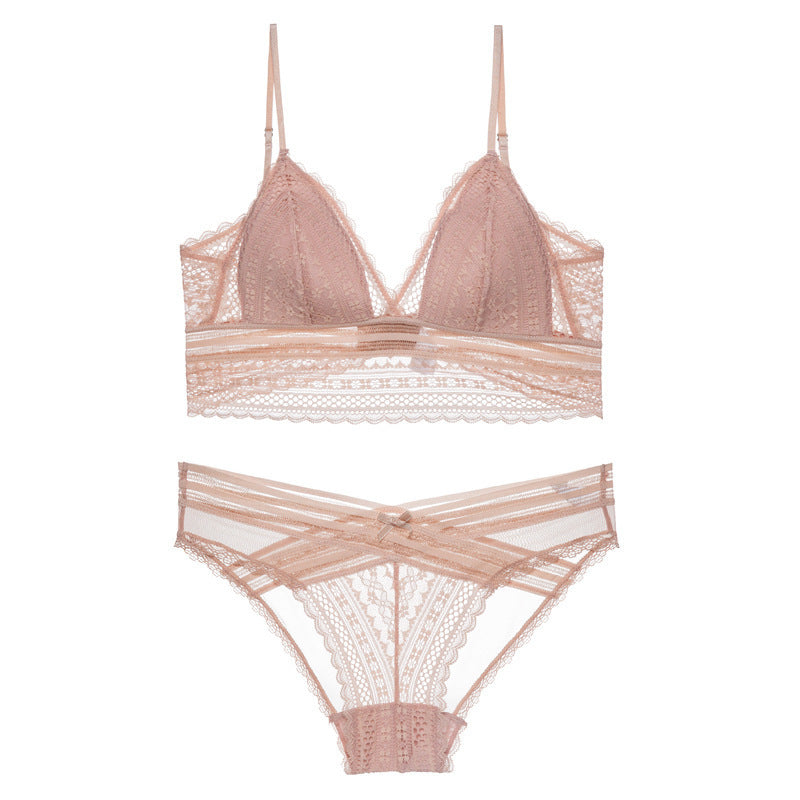 DAUPHINE | Kanten Lingerie Set – Bralette & Slip Zonder Beugel
