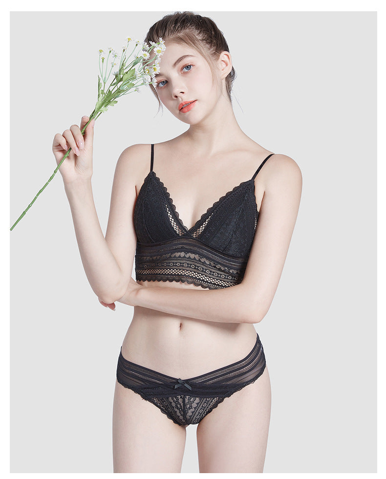 DAUPHINE | Kanten Lingerie Set – Bralette & Slip Zonder Beugel