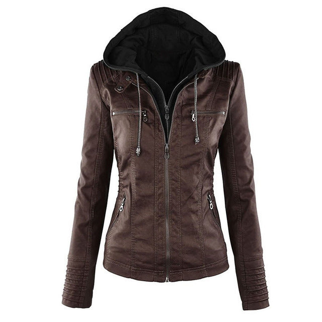 ANNA | Leren Zomerjas voor Dames – Luxe, Stijlvol & Comfortabel