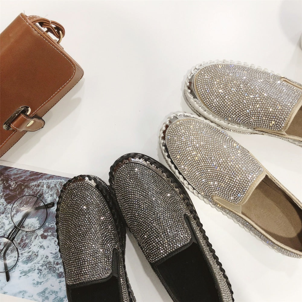 ELOISA | Slip-On Sneakers met Glitters – Dames Schoenen