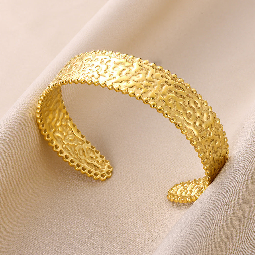 LUCIE | Goud - Zilver kleurige Cuff Armband – Statement Armbanden voor Dames