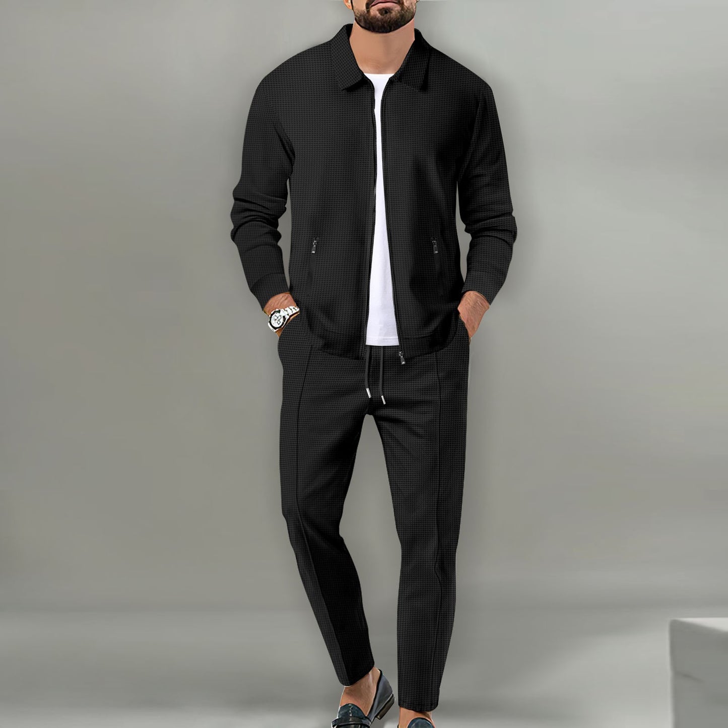 SAMUEL | Heren Tweedelige Set – Stijlvol, Comfortabel & Modern in Één Look