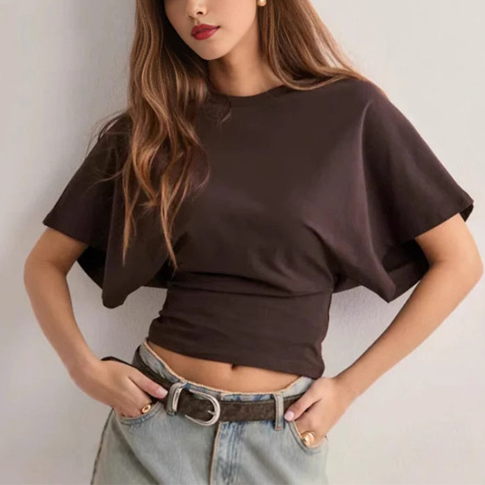 ZINZI | Vleermuismouwen T-shirt – Comfort & Stijl in Eén