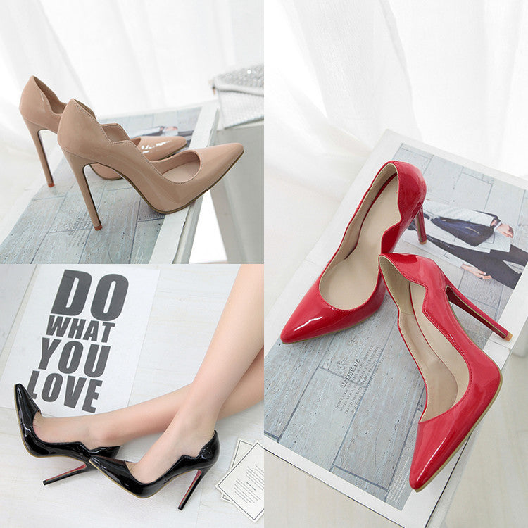 SIMA | High Heel Pumps met Golfdetail – Elegant & Verleidelijk