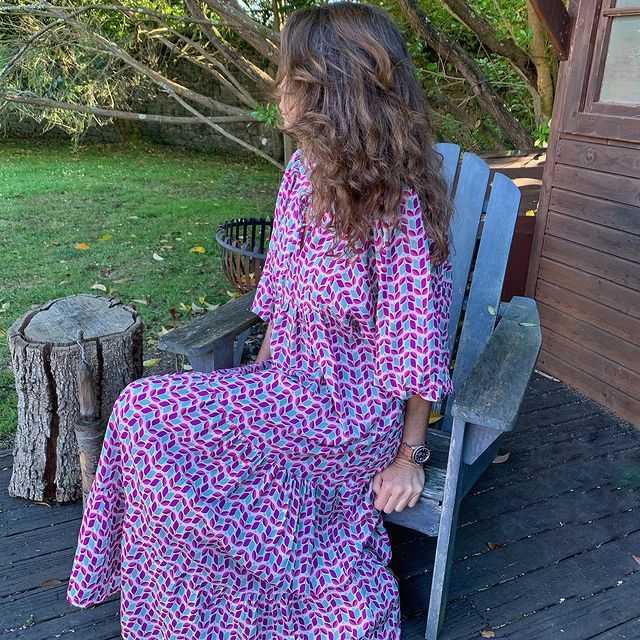 BOHO FIESTA | Maxi Jurk Dames met Print – Luchtige Zomerjurk in Bohemian Stijl