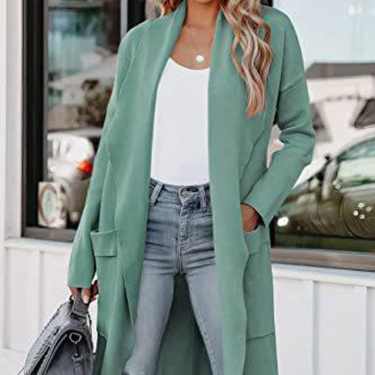 KEE | Chique Lange Cardigan – Perfecte Vrouwelijke Look voor Elk Seizoen!