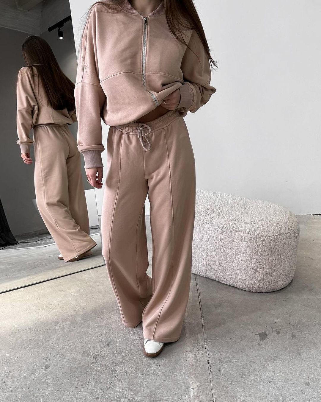 VICTORIA | Oversized Joggingpak Dames – Loungewear Set van Zacht Katoen