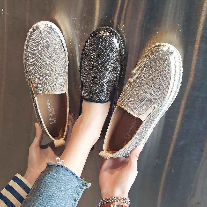 ELOISA | Slip-On Sneakers met Glitters – Dames Schoenen