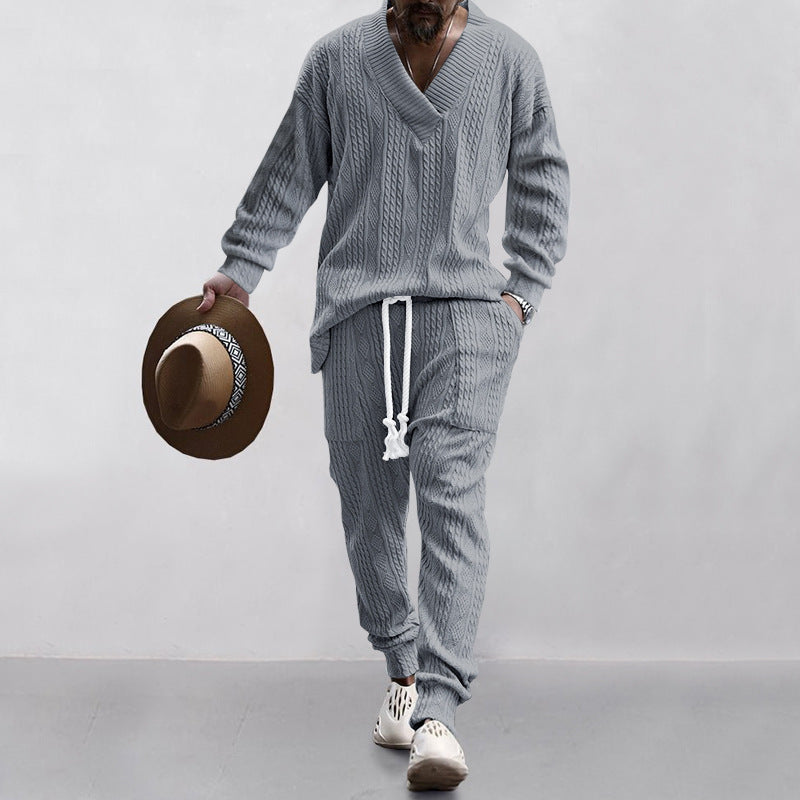 XAVI | Heren Gebreide Lounge Set – Comfort, Stijl & Streetproof in Eén