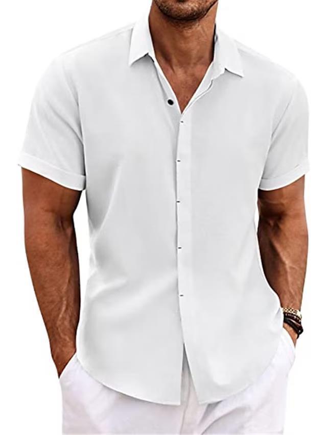 DIEGO | Casual Korte Mouwen Overhemd Heren – Comfortabel en Stijlvol