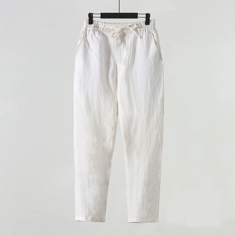 LIAM | Linnen Broek Heren Grote Maten – Comfortabel en Luchtig