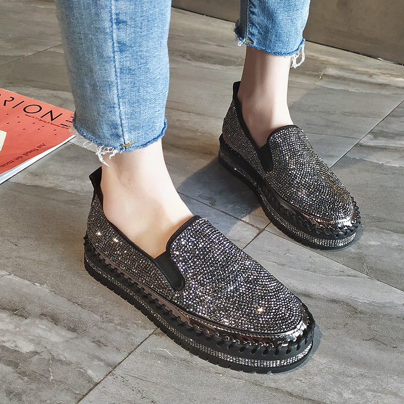 ELOISA | Slip-On Sneakers met Glitters – Dames Schoenen