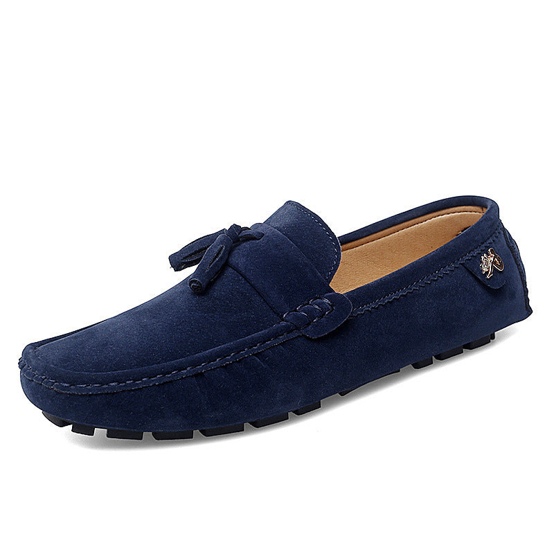 JOSHUA | Suède Loafers Heren – Casual Instappers met Kwastjes