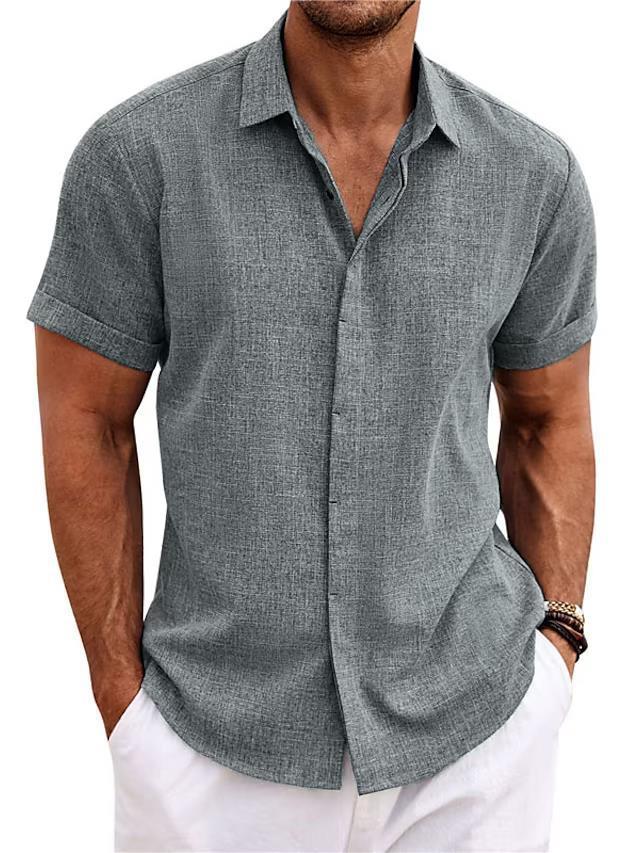 DIEGO | Casual Korte Mouwen Overhemd Heren – Comfortabel en Stijlvol