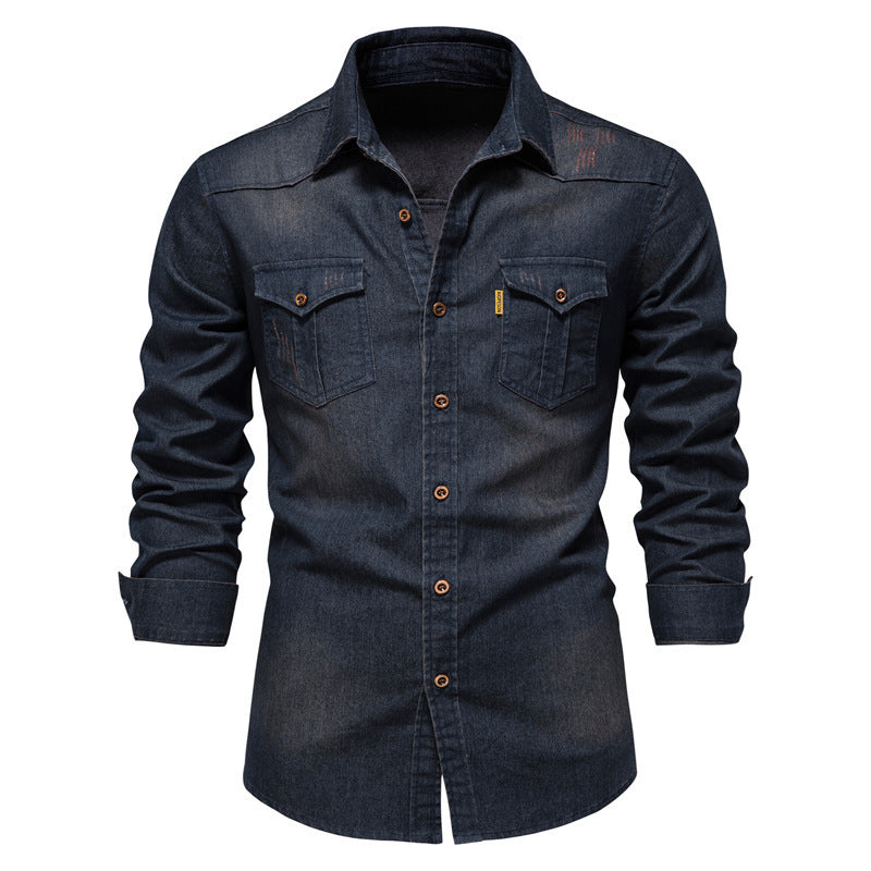 LUCAS | Tijdloos & Stoer – Denim Overhemd voor de Moderne Man