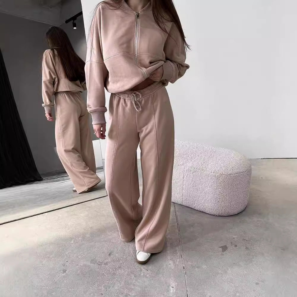 VICTORIA | Oversized Joggingpak Dames – Loungewear Set van Zacht Katoen