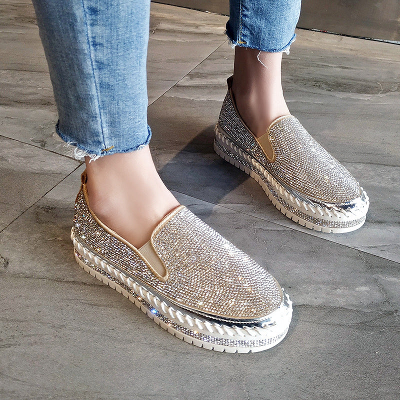 ELOISA | Slip-On Sneakers met Glitters – Dames Schoenen