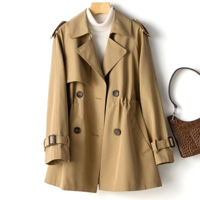 MARIEKE | Klassieke Korte Trenchcoat Dames – Waterafstotend & Tijdloos