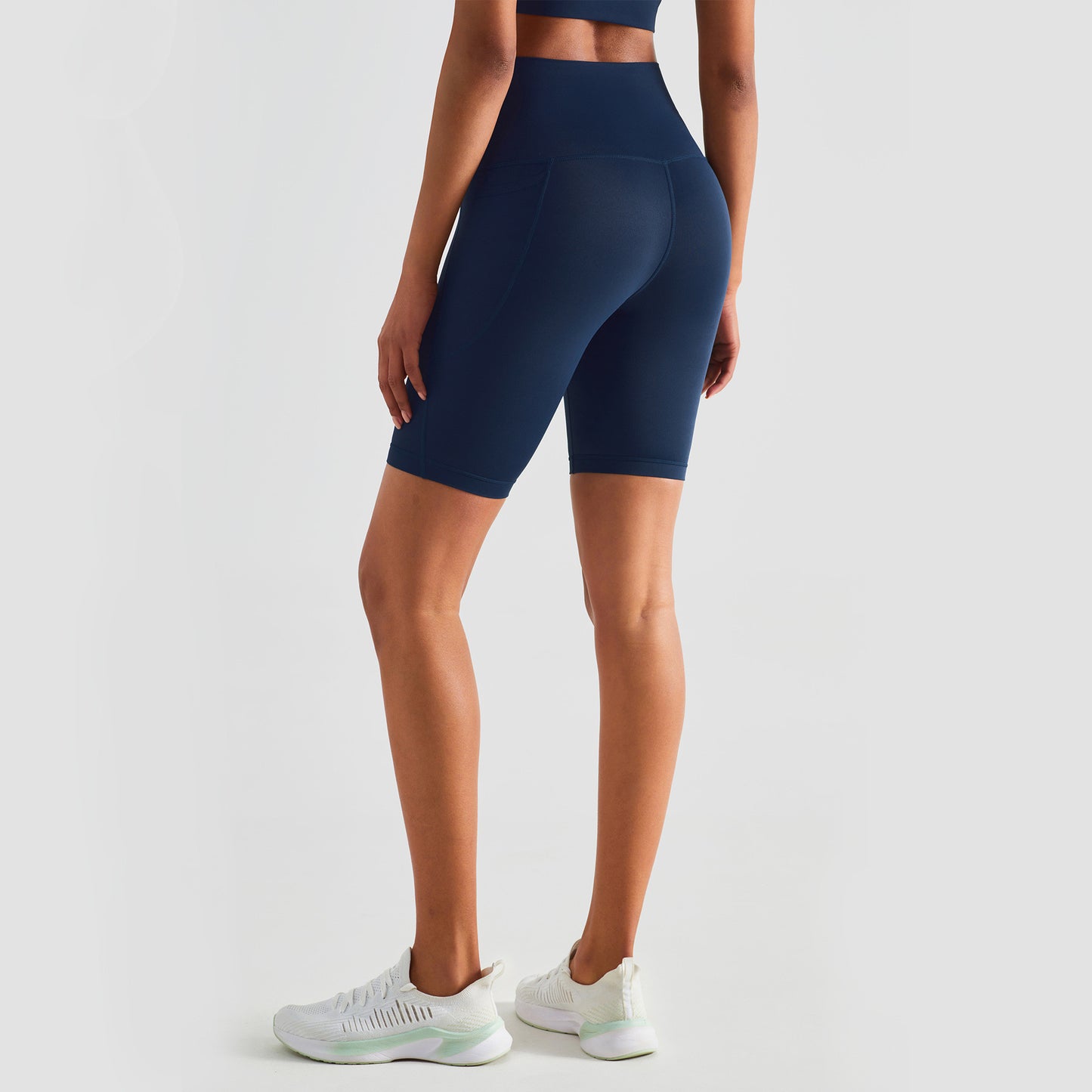 ROM | High Waist Sport Short Dames - Korte Legging met Zakken
