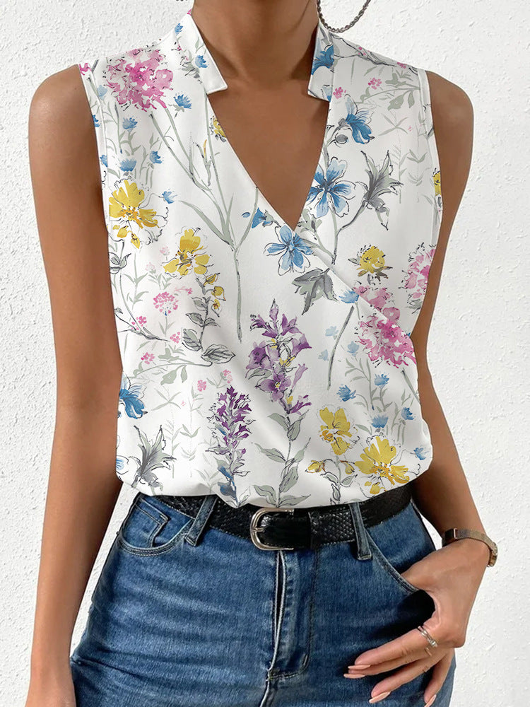 HELENA | Mouwloze Overslagtop – Elegant & Comfortabel in één