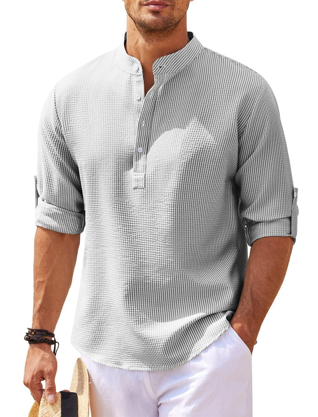 MAX | Casual Henley Shirt voor Mannen β Comfort en Stijl Gecombineerd!