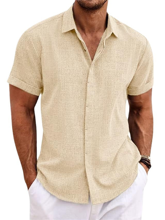 DIEGO | Casual Korte Mouwen Overhemd Heren – Comfortabel en Stijlvol
