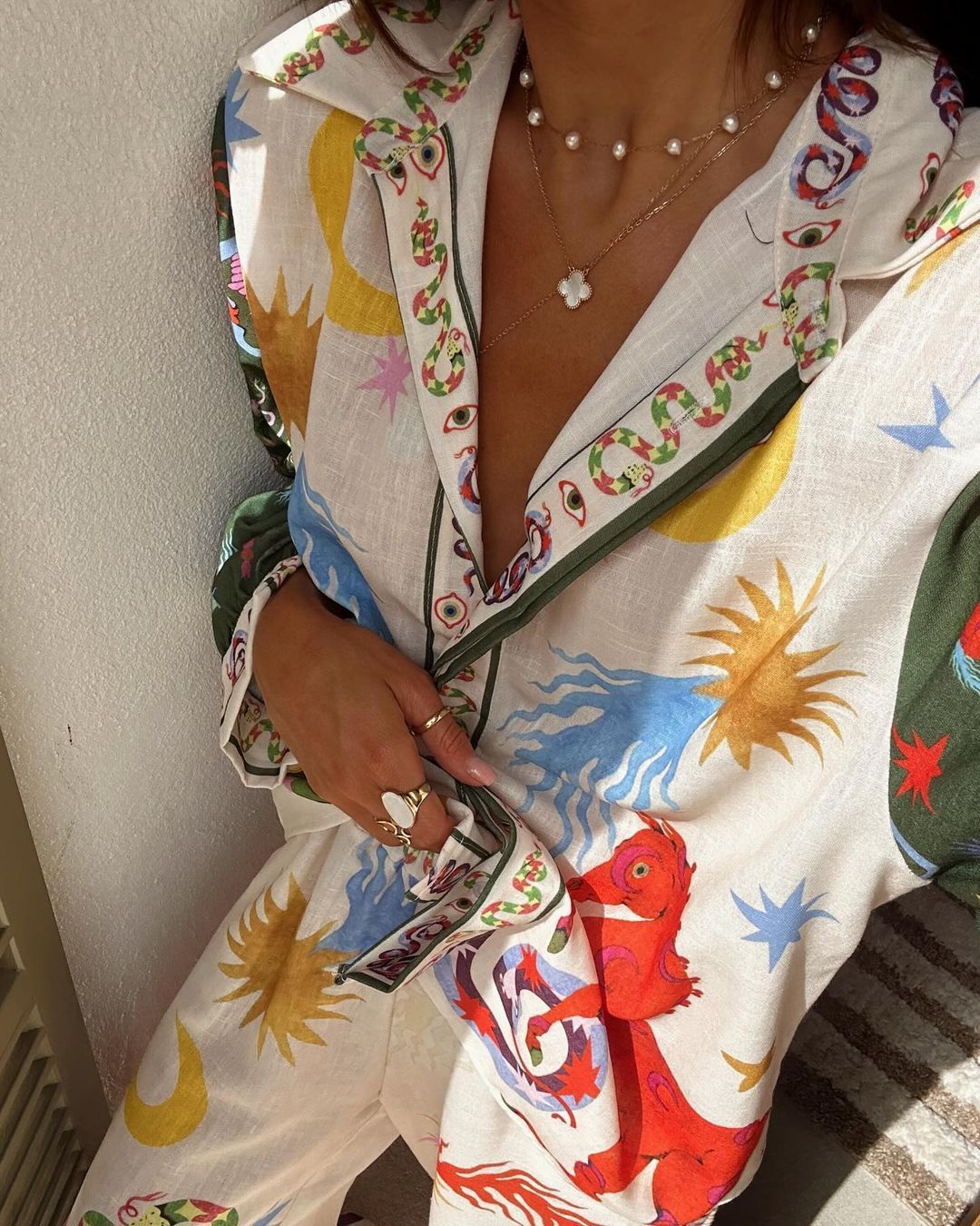ASSIA | Bohemian Tweedelige Set – Kleurrijke Zomerse Boho Outfit Dames