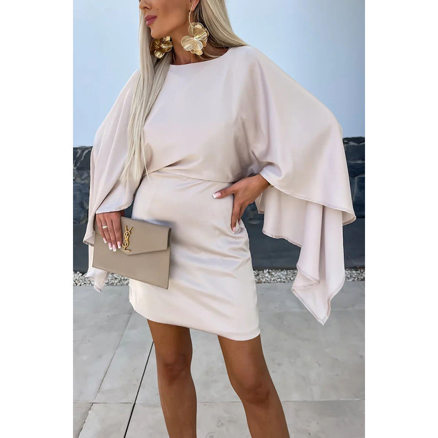 VERA | Cocktailjurk met Vlindermouwen – Chique Mini Jurk voor Feestjes en Events
