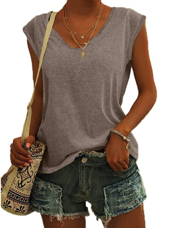 NICOLINE | Trendy V-Hals Dames Top – Jouw Zomer Must-Have!