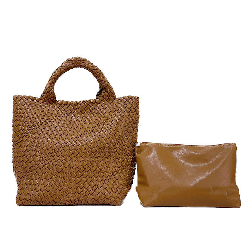 BEYZA | Gevlochten Shopper – Grote Tas met Binnenpouch Dames