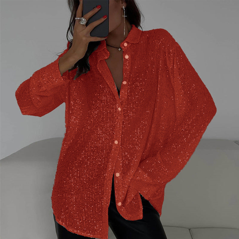 ZOYA | Glitter Blouse met Pailletten – Partyproof & Chic