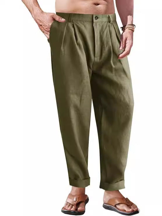 OLIVIER | De Perfecte Lichte Linnen Broek voor Heren – Stijlvol en Comfortabel