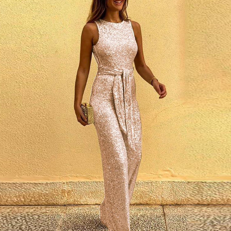 FELIZ | Glitter Jumpsuit – Sparkle & Style voor Elke Gelegenheid