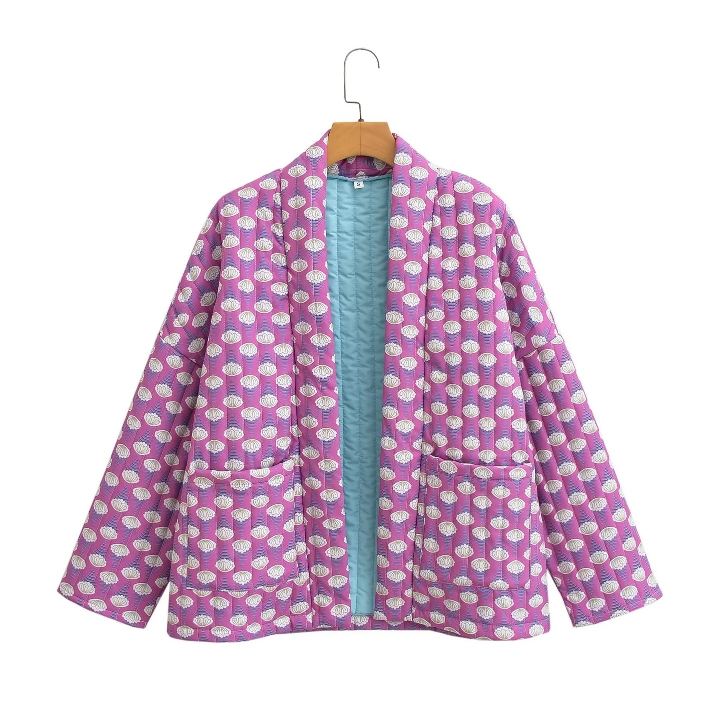 NISA | Bohemian Kimono Jacket – Katoenen Printjack met Plantenmotief