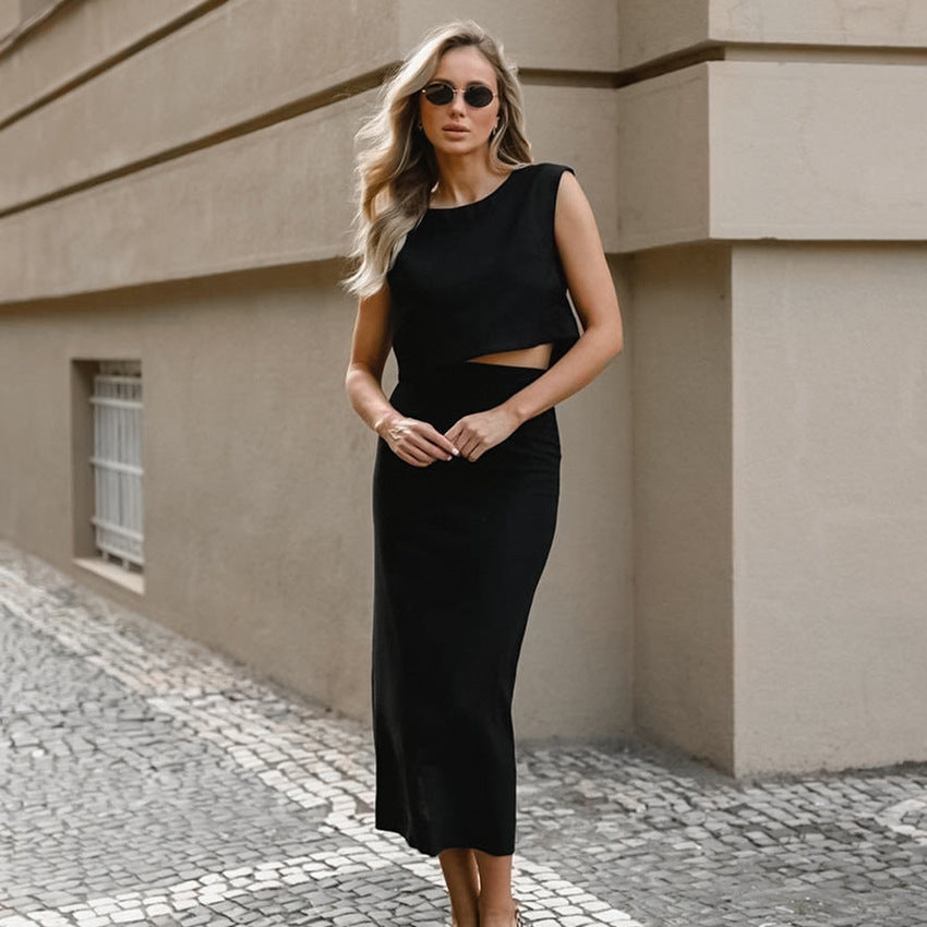 DANI | Zwarte Co-ord Set – Minimal Chic met een Edgy Twist
