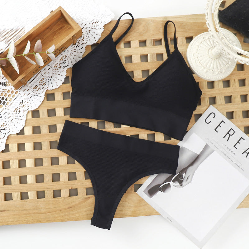YOLANDA | Naadloze Lingerieset – Comfortabele Bralette & Slip