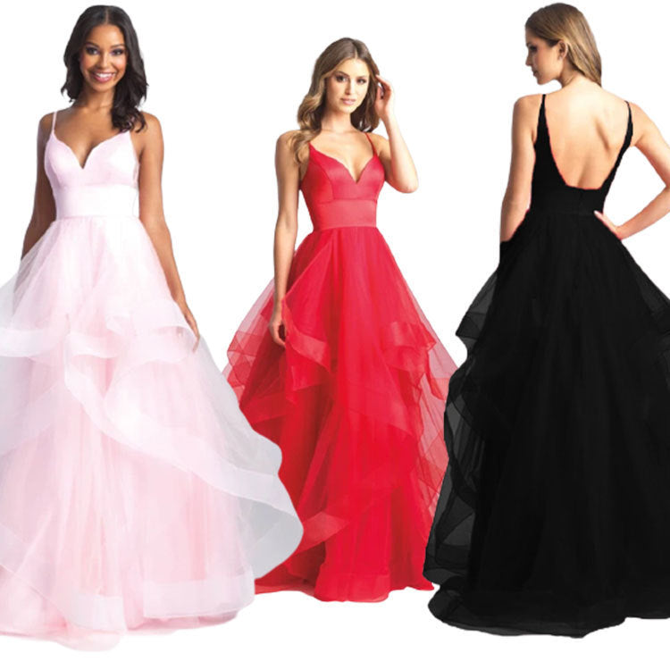 FARA | Tulle Avondjurk met Laagjes – Glamoureuze Gala Look
