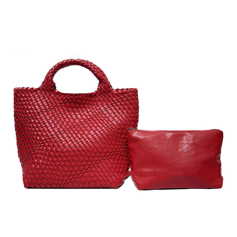 BEYZA | Gevlochten Shopper – Grote Tas met Binnenpouch Dames