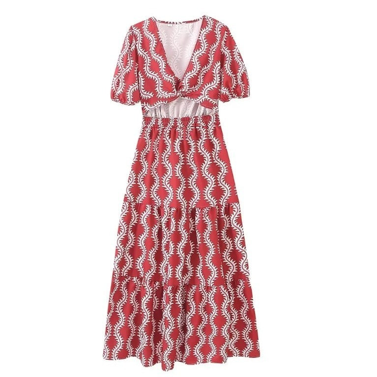 NEVE | Boho Set Dames met Print - Cropped Top en Maxi Rok