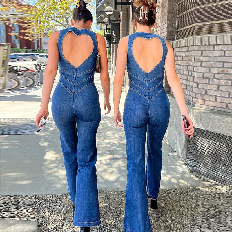 BEATRICE | Denim Dream Jumpsuit – Vrouwelijk, Stoer & Onvergetelijk