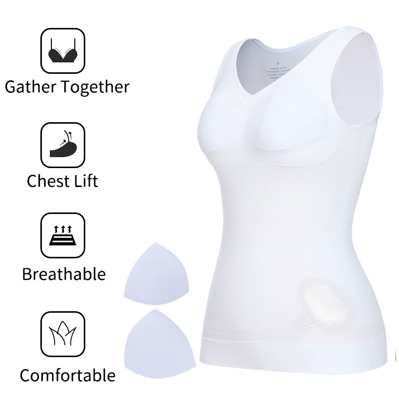 GRAZIA | Corrigerend Dames Topje met Ingebouwde BH – Slimming Shapewear Tanktop