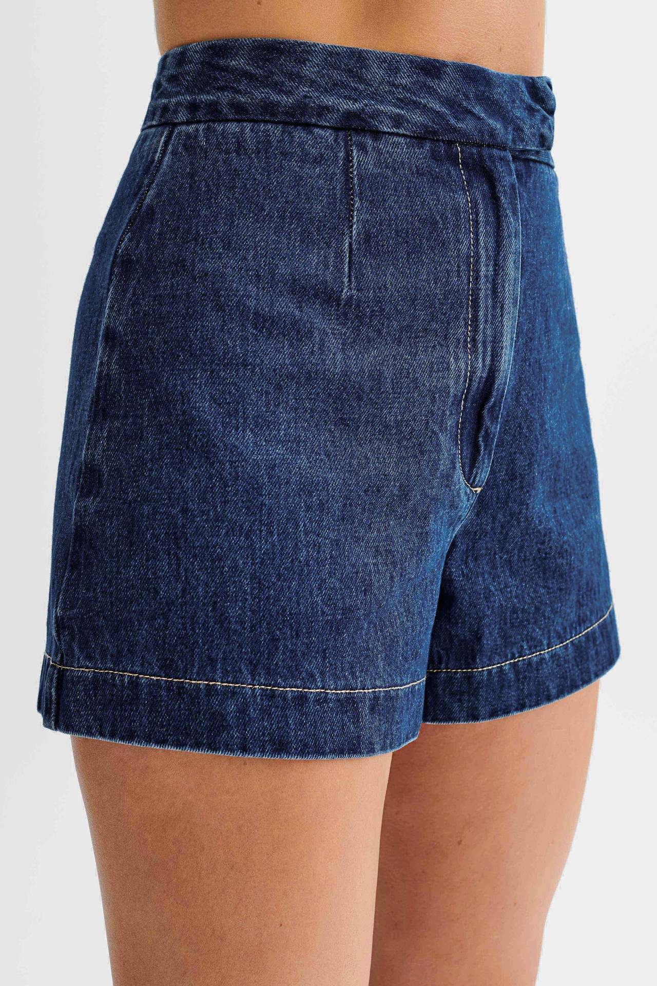 LINSEY | Denim Gilet en Shorts Set Dames – Trendy Zomeroutfit van Stevig Denim