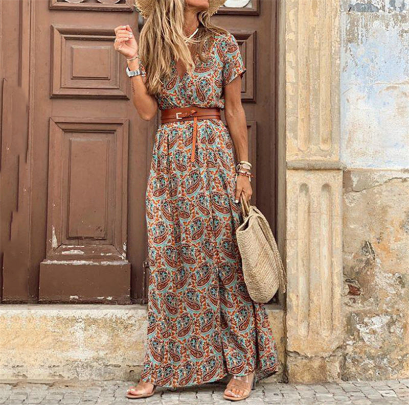 JOSEPHINE | Boho Chic Maxi-Jurk met Kantdetails – Tijdloze Zomerfavoriet