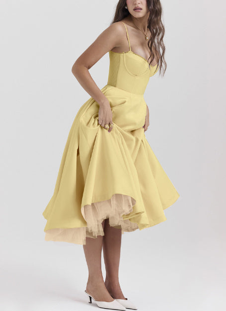 ALIZE | Party Jurk met Bustier en Tule Detail